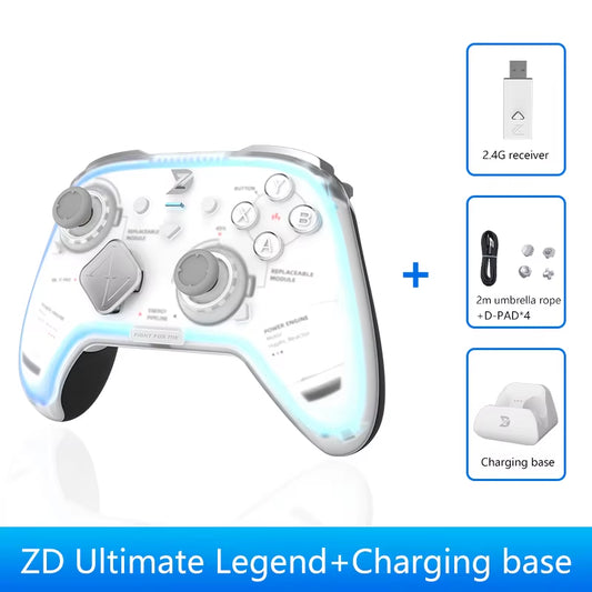 Zd Ultimate Legend Game Controller Elite Modular Sensory Rgb Switch Phone Bluetooth Controller Ns Tablet Steam Xbox Gifts Zd