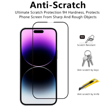 1/3 PCS Protector Pantalla for Iphone 17 16 15 14 13 12 11 Pro Max Tempered Glass Iphone 15 Pro Max Screen Protector Iphone13 Mini Cristal Templado Iphone 16 Pro Film Iphone 17 Pro Max Original Phone Film